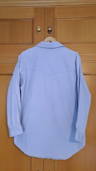 Sobrecamisa Zara azul