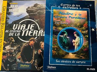 DVD Viaje al Centro de la Tierra y Aladino