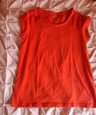 Camiseta Fruit of the Loom Naranja Talla L