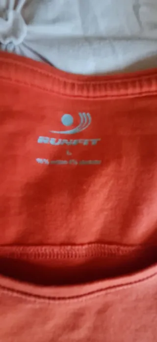 Camiseta Fruit of the Loom Naranja Talla L