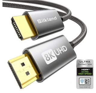 Silkland Cable HDMI 2.1 8K 7.6m Cable HDMI 4K  144Hz