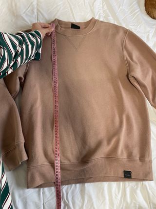 Sudadera hombre beige