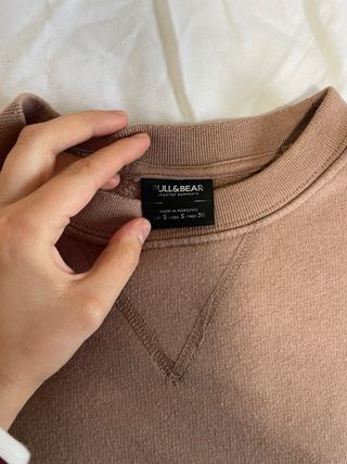 Sudadera hombre beige