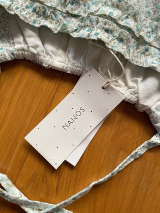 NANOS Capota floral 12 meses