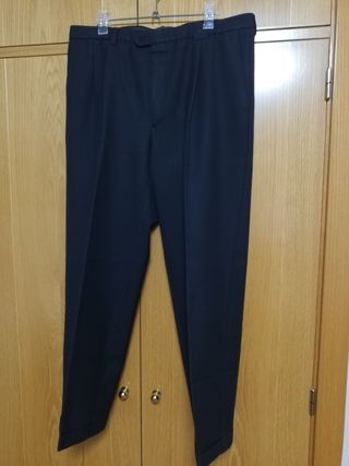 Pantalón de traje Burberry azul hombre