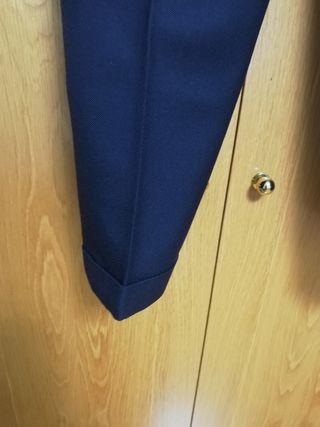Pantalón de traje Burberry azul hombre