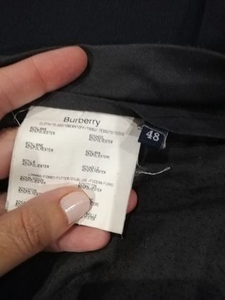 Pantalón de traje Burberry azul hombre