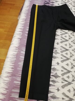 Pantalón de traje Burberry azul hombre