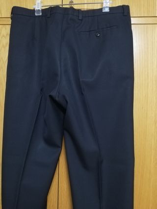 Pantalón de traje Burberry azul hombre