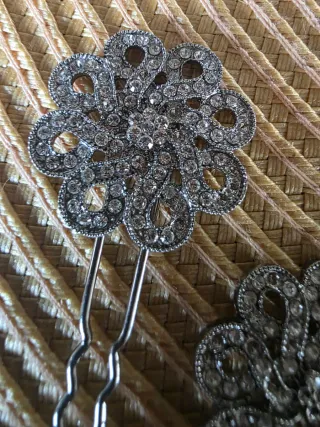 Horquillas Novia Plata Sin Estrenar