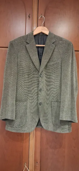 Americana Hombre Talla 54 Verde Oliva