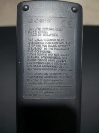 Mando Sony RM-V111T CRT TV VCR