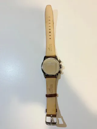 Reloj Lotus Cronógrafo Marrón y Gris