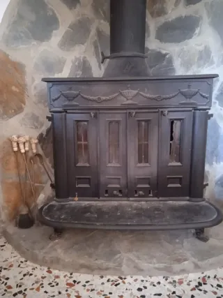 Chimenea de hierro fundido