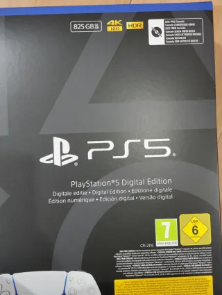 PS5 Digital 825GB + Mando DualSense Morado