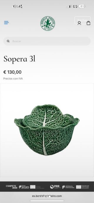 Sopeira/Terrina Bordallo Pinheiro Grande