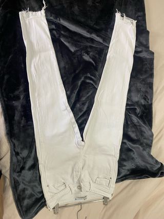 Pantalón blanco Zara mujer Talla S