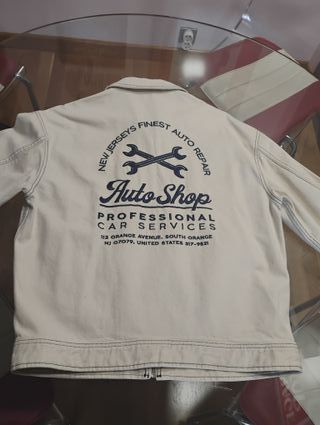 Chaqueta Vintage Auto Shop New Jersey Garage