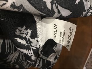 Camisa SHEIN Estampada Playa Manga Corta