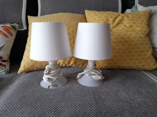Lámparas de mesa noche (2 unidades).
