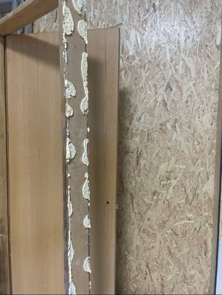 Puerta de madera de interior color roble