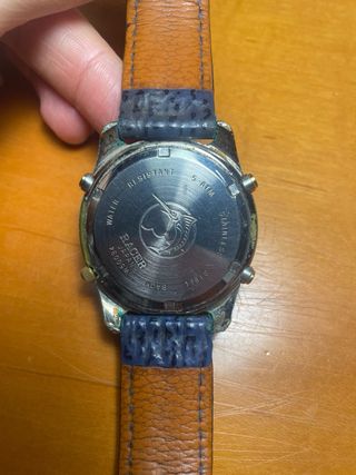 Reloj Racer Cronógrafo Azul y Dorado