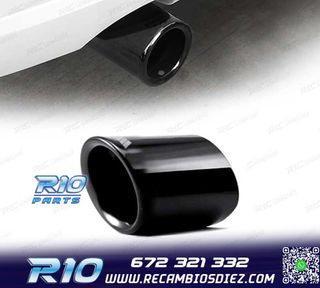 COLA ESCAPE BMW LOOK M POWER PERFORMANCE INOX NEGRO