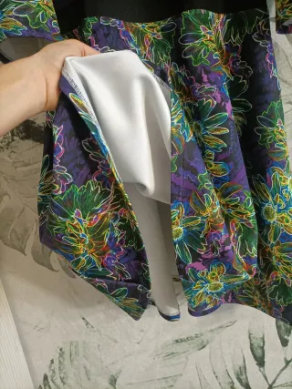 Abito Patrizia Pepe L fantasia optical viola