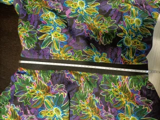 Abito Patrizia Pepe L fantasia optical viola