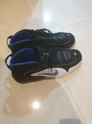 Nike Air Max Penny Zapatillas Negras y Azules