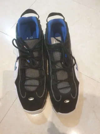 Nike Air Max Penny Zapatillas Negras y Azules