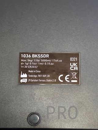 Báscula electrónica de discos