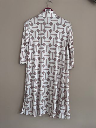 Kimono/Túnica Larga Beige y Marrón talla M/L