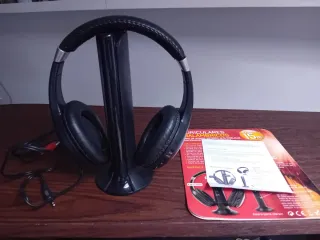 Cascos inalámbricos negros