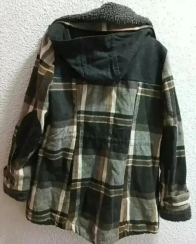 Casaco de quadrados Bershka Tamanho XL