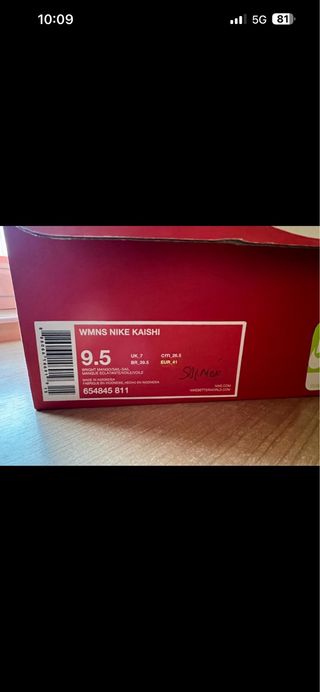 Zapatillas Nike Kaishi Naranja Talla 41