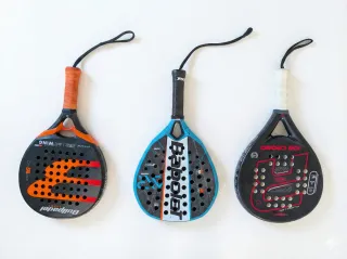 Set 3 Raquetas de Pádel Bullpadel y Babolat