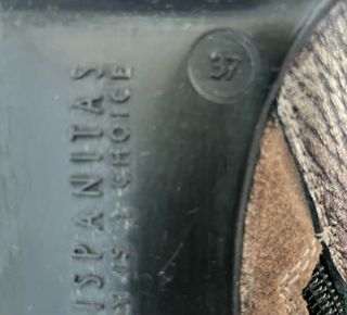 Botines Hispanitas Piel Serpiente T.37 Tacón 9cm