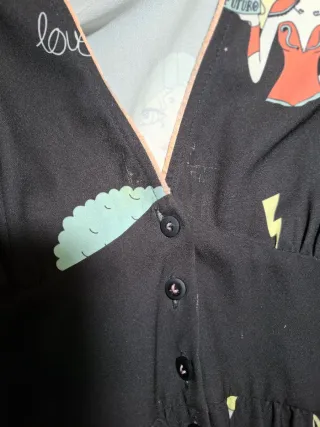 Vestido Negro Estilo Retro