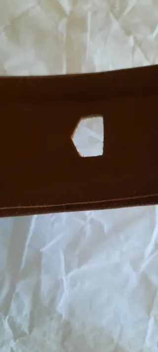 Cintura fascia pitone beige e marrone