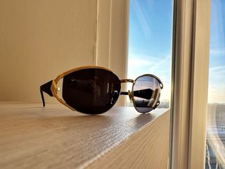 Occhiali Vintage Laura Biagiotti Nero Oro