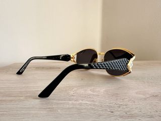 Occhiali Vintage Laura Biagiotti Nero Oro