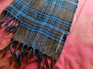 Bufanda Adolfo Domínguez cuadros azul