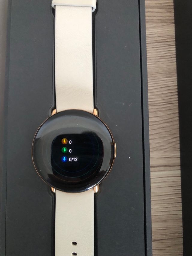 Relógio Inteligente Zepp Cinza e Dourado