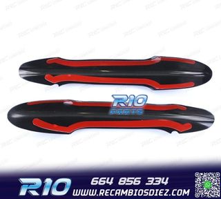 CARCASA TIRADOR PUERTA MINI F55 F56 F57 NEGRO BRILLO