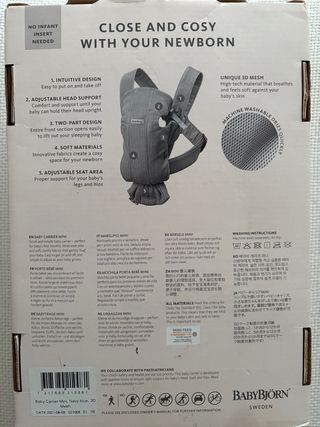 Mochila Portabebés BabyBjörn Airy Mesh