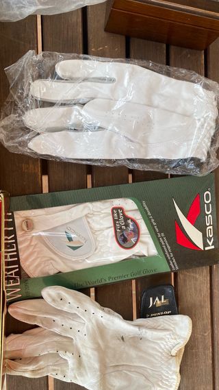 Bolsa de golf con palos y accesorios