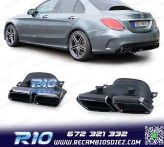 COLAS ESCAPE MERCEDES CLASE C W205 14-18 LOOK C63 AMG