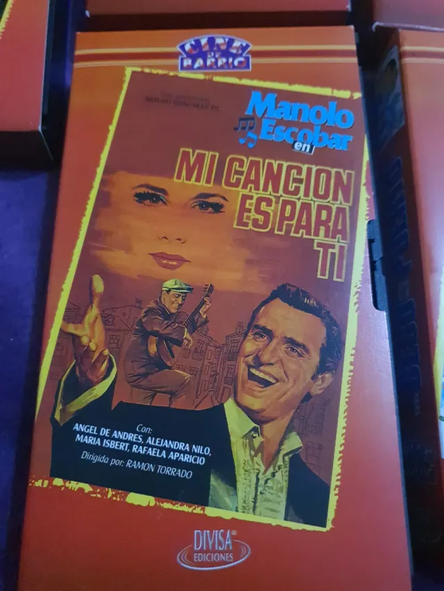 Lote 5 VHS Manolo Escobar