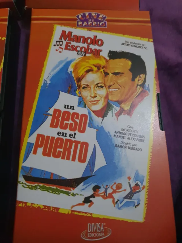 Lote 5 VHS Manolo Escobar